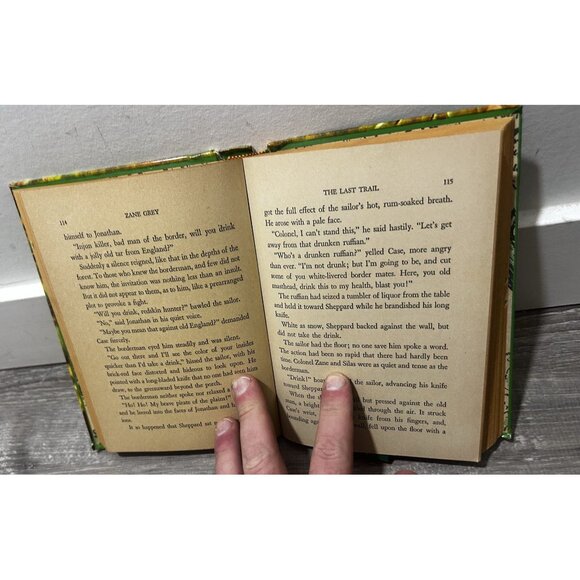 The Last Trail Book by Zane Grey Hardcover 1959 - Picture 3 of 6